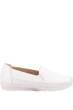 Load image into Gallery viewer, Womens/Ladies Shirley Leather Loafers (White)