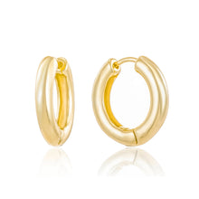 Load image into Gallery viewer, Abby Thick Gold Huggie Earrings