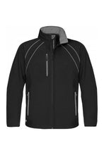 Load image into Gallery viewer, Stormtech Mens Crew Softshell Jacket (Black/Granite)