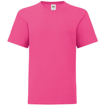 Load image into Gallery viewer, Fruit Of The Loom Childrens/Kids Iconic T-Shirt (Fuchsia Pink)