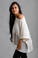Load image into Gallery viewer, Eyelet Cape Poncho
