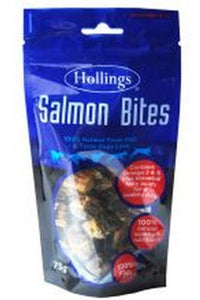 Hollings 100% Natural Salmon Bites For Dogs (May Vary) (75g)
