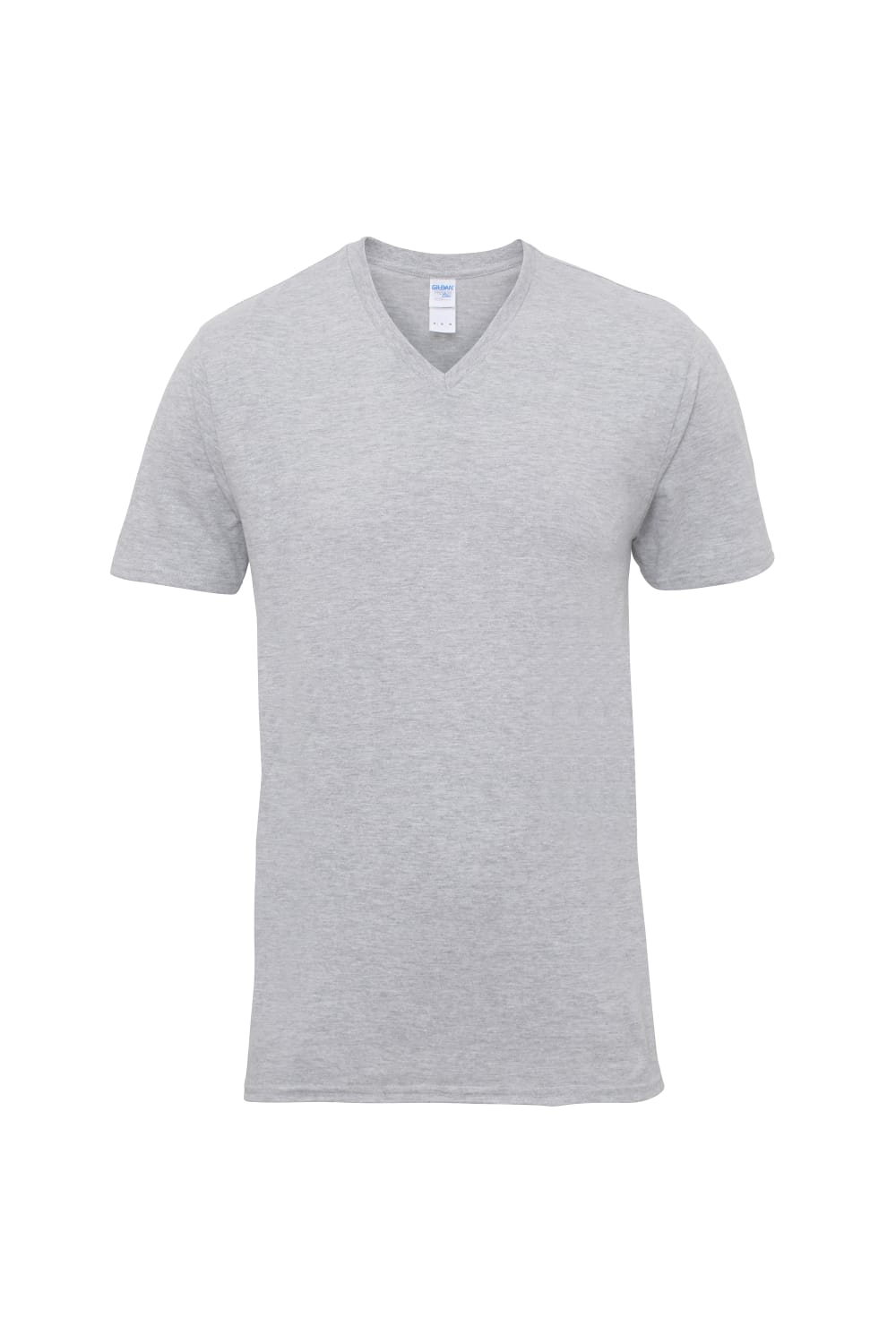 Gildan Mens Premium Cotton V Neck Short Sleeve T-Shirt (Sport Grey)