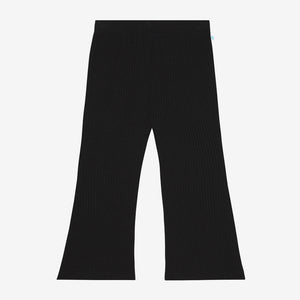 Solid Ribbed Black - Bell Bottoms