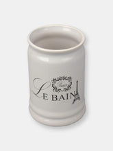 Load image into Gallery viewer, Le Bain Paris  Eiffel Tower 4 Piece Ceramic Bath Accessory Set, White