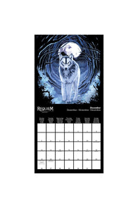 Requiem Collective 2022 Wall Calendar (Blue/White/Black) (One Size)