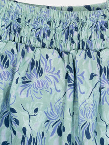 Organic Shiroda Top - Periwinkle Chrysanthemum