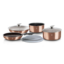 Load image into Gallery viewer, Berlinger Haus 9-Pieces Cookware Set w/ Ergonomic Handle Aquamarine Collection