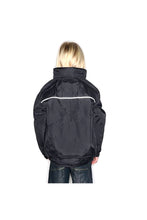 Load image into Gallery viewer, Regatta Kids/Childrens Waterproof Windproof Dover Jacket (Black/Ash)