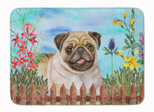 Load image into Gallery viewer, 19 in x 27 in Fawn Pug Spring Machine Washable Memory Foam Mat
