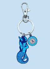 Load image into Gallery viewer, Celestial Capricorn Keychain