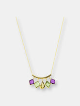 Load image into Gallery viewer, Gemstone Drop Long Necklace