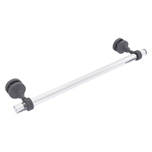 Allied Brass Pacific Grove Collection 24 Inch Shower Door Towel Bar with Grooved Accents