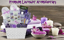 Load image into Gallery viewer, Premium Deluxe Large Bath &amp; Body Gift Basket Lavender and Chamomile