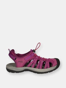 Womens/Ladies Brontie Active Sandals (Grape Wine)