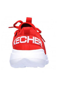 Skechers Boys Go Run Fast Valor Sneaker (Red/White)