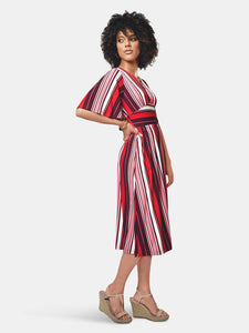 Zoe Dress in Stripe Paradise