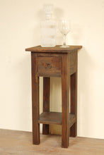 Load image into Gallery viewer, Shabby Chic Cottage 11.8 in. Solid Wood End Table with 1 Drawer