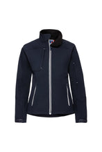 Load image into Gallery viewer, Russell Women/Ladies Bionic Softshell Jacket (French Navy)