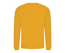Load image into Gallery viewer, Just Hoods Unisex Crew Neck Plain Sweatshirt - Mustard Yellow