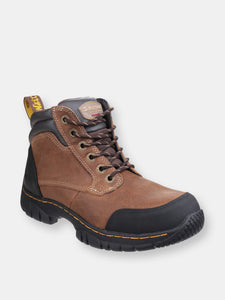 Mens Riverton SB Lace up Hiker Safety Boots - Brown