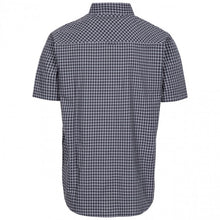 Load image into Gallery viewer, Trespass Mens Uttoxeter Short Sleeve Cotton Shirt (Dark Gray Check)