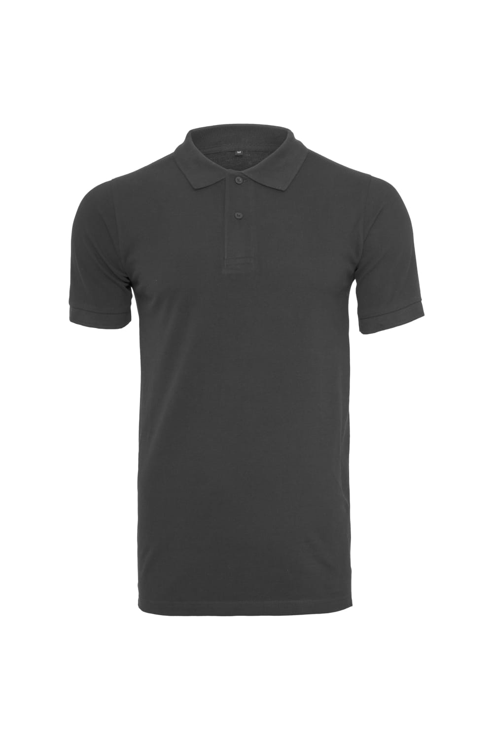 Mens Pique Fitted Polo Shirt - Black