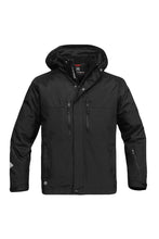 Load image into Gallery viewer, Stormtech Mens Hooded Beaufort 3-in-1 System Jacket (Waterproof &amp; Breathable) (Black)
