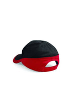 Load image into Gallery viewer, Unisex Teamwear Competition Cap Baseball/Headwear - Black/Classic Red