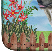 Load image into Gallery viewer, 14 in x 21 in American Akita Spring Dish Drying Mat