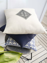 Load image into Gallery viewer, The Black &amp; Cream Diamond Pillow