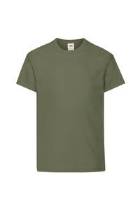 Fruit Of The Loom Childrens/Kids Original Short Sleeve T-Shirt (Classic Olive)