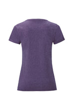 Load image into Gallery viewer, Fruit Of The Loom Womens/Ladies Iconic T-Shirt (Heather Purple)