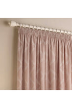 Load image into Gallery viewer, Paoletti Olivia Pencil Pleat Curtains (Blush Red) (66in x 72in)