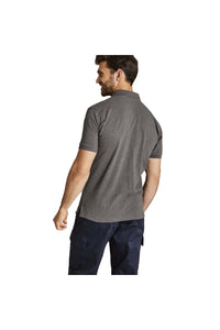 Asquith & Fox Mens Plain Short Sleeve Polo Shirt (Charcoal)