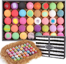 Load image into Gallery viewer, Purelis Natural Bath Bomb 40-piece Gift Set