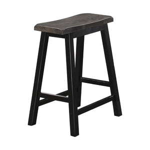 Nashua 4-Piece Rectangular Black And Gray Wood Top Counter Height Dining Room Set