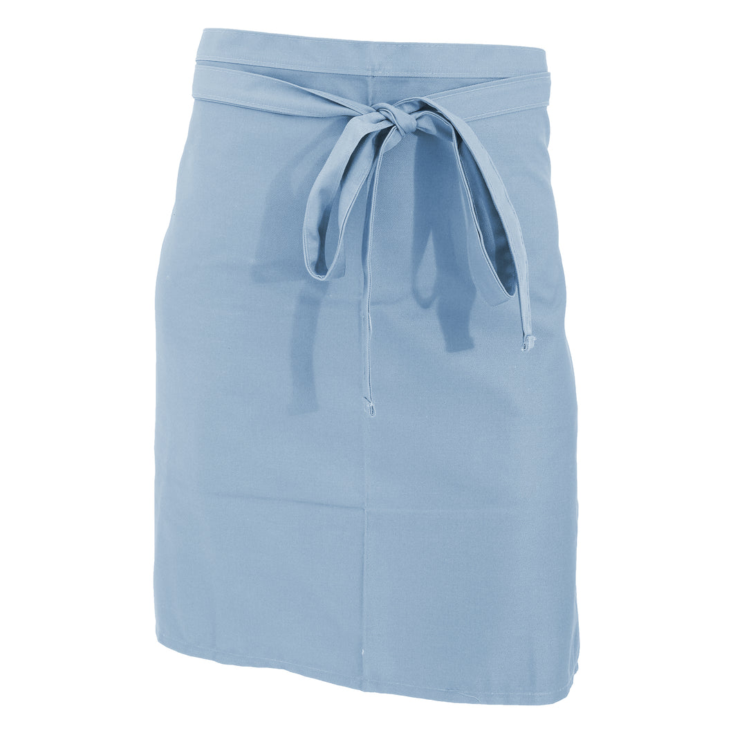 Jassz Bistro Unisex Short Length Bistro Apron / Hospitality & Catering (Pack of 2) (Sky Blue) (One Size)