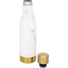 Load image into Gallery viewer, Avenue Vasa Marble Copper Vacuum Insulated Bottle (White/Gold) (One Size)