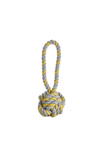 Load image into Gallery viewer, Sharples Rope Tug Dog Toy (Gray/Yellow) (L)