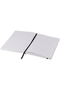 Bullet A5 Spectrum Notebook With Elastic Strap (White/Solid Black) (One Size)