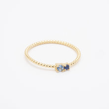Load image into Gallery viewer, Jasmine Dual Blue Gemstone Ring