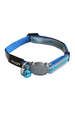 Load image into Gallery viewer, Rogz Nightcat Cat Collar (Blue Floral) (One Size)