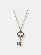 Load image into Gallery viewer, Acanthus Leaf Key Necklace