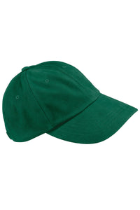 Beechfield Unisex Low Profile Heavy Brushed Cotton Baseball Cap (Forest)