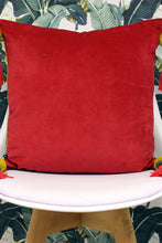 Load image into Gallery viewer, Rive Home Poonam Cushion Cover (Pomegranate/Lemon Curry) (17.7 x 17.7in)
