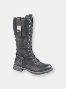 Womens/Ladies Gabriela Knee-High Boots - Black