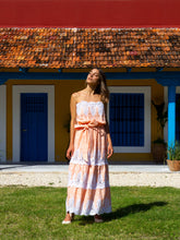 Load image into Gallery viewer, Fatema Tiered Dress in Sorbet