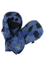 Load image into Gallery viewer, Regatta Great Outdoors Childrens/Kids Spatter Mitt III Reflective Gloves (Navy Geometric)
