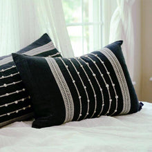 Load image into Gallery viewer, Textured Handloom Artisan Throw Pillow Cushion - Kishmish